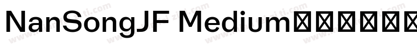 NanSongJF Medium字体转换